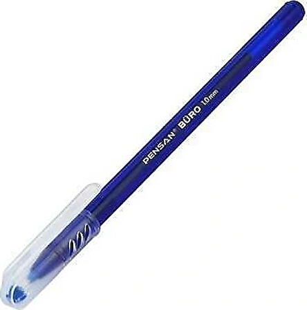 Pensan 2270 Ball Point Pen Büro Tükenmez Kalem Mavi 1,0