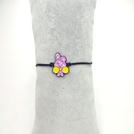 TEDZ COLLECTION Pembe Tavşan Pin Bileklik