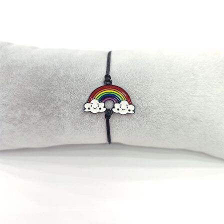 TEDZ COLLECTION Gülen Gökkuşağı  Pin Bileklik