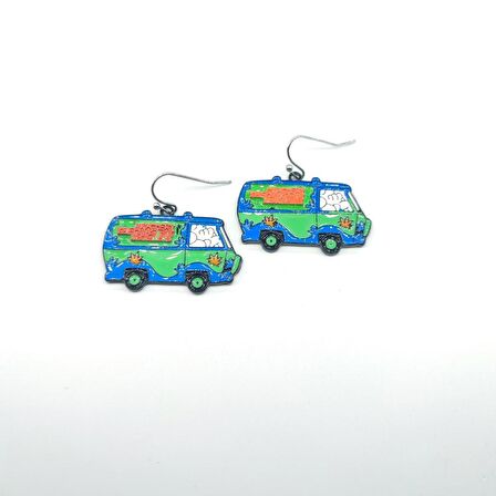 TEDZ COLLECTİON The Hystery Machine Pin Küpe