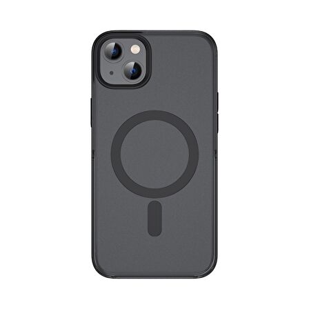 Smcase Apple iPhone 14 Kılıf Wireless Tacsafe Alpin Mat Sert Kapak