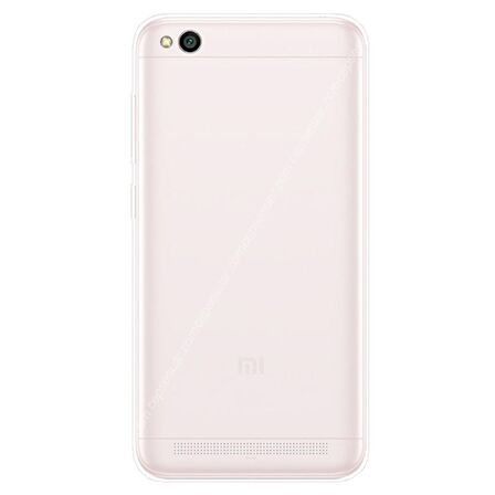 Gpack Xiaomi RedMi 5A Kılıf 02 mm Silikon Esnek Kılıf