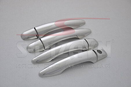 S-Dizayn Citroen C4 HB Krom Kapı Kolu 4 Kapı 2010-2020