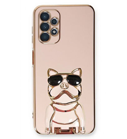 Smcase Samsung Galaxy A33 5G Kılıf Standlı Kamera Korumalı Bulldog Silikon