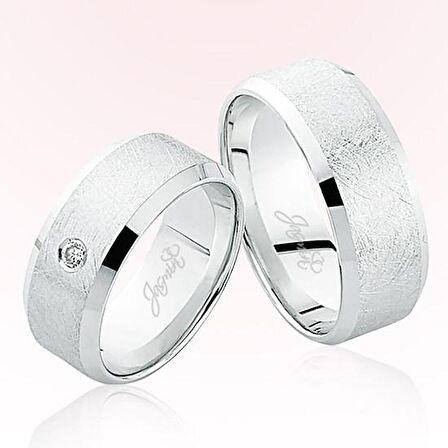 Beyaz Altın Alyans 5505