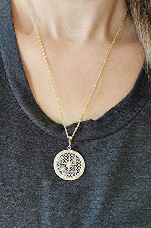 Kuzey Yıldızı Altın Unisex Kolye