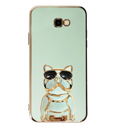 Smcase Samsung Galaxy J7 Prime Kılıf Standlı Kamera Korumalı Bulldog Silikon