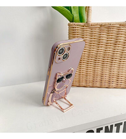 Smcase Samsung Galaxy A04S Kılıf Standlı Kamera Korumalı Bulldog Silikon