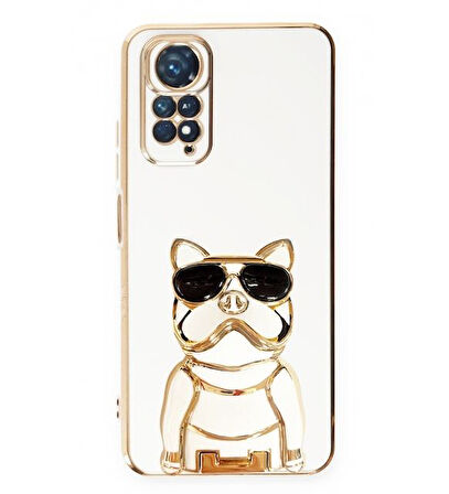 Smcase Xiaomi Redmi Note 12S Kılıf Standlı Kamera Korumalı Bulldog Silikon