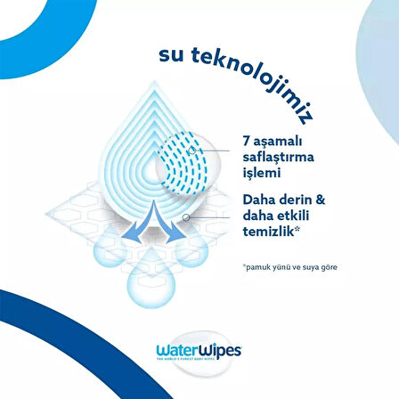 WaterWipes Bio 3 Kutu (4X60 Yaprak) Islak Mendil 720 Adet