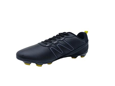 Jump 28524 Erkek Siyah Bağcıklı Krampon Futbol Ayakkabısı