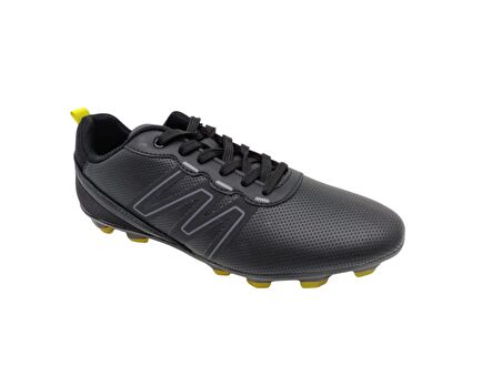 Jump 28524 Erkek Siyah Bağcıklı Krampon Futbol Ayakkabısı