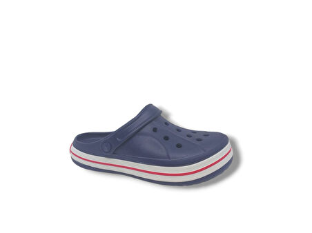 Cflex 22233 Unisex Lacivert Kırmızı Beyaz Sabo Terlik Sandalet