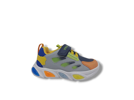 Vicco Lamb Bebe Çocuk Gri Işıklı Spor Ayakkabı