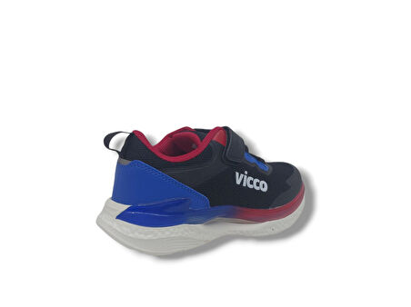 Vicco Yancy Çocuk Siyah - Saks Mavi Spor Ayakkabı
