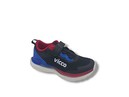Vicco Yancy Çocuk Siyah - Saks Mavi Spor Ayakkabı