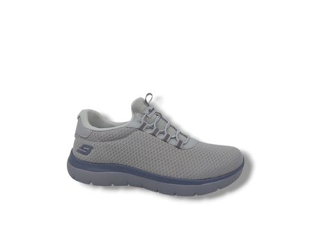 Zerhan 4344 Unisex Gri Çorap Model File Hafif Taban Loafer Spor Ayakkabı