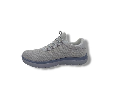 Zerhan 4344 Unisex Gri Çorap Model File Hafif Taban Loafer Spor Ayakkabı