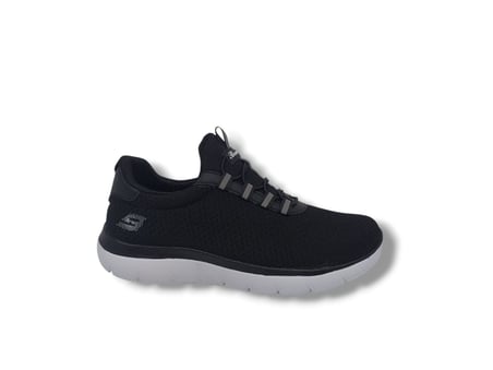 Bewild 434 Unisex Siyah Çorap Model File Hafif Taban Loafer Büyük Numara Spor Ayakkabı 45 46 47 48