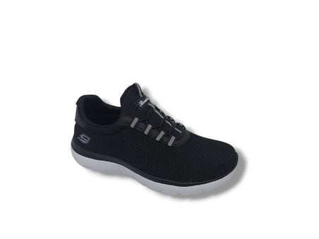 Bewild 434 Unisex Siyah Çorap Model File Hafif Taban Loafer Büyük Numara Spor Ayakkabı 45 46 47 48
