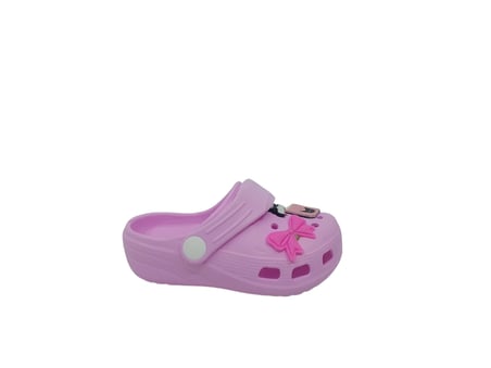 Apella 310 Çocuk Pembe Beyaz Sabo Terlik Sandalet