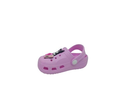 Apella 310 Çocuk Pembe Beyaz Sabo Terlik Sandalet