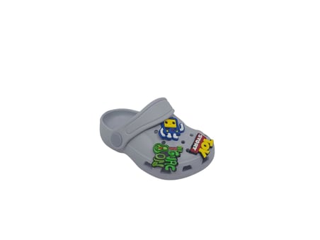Apella 410 Bebek Çocuk Gri Sabo Terlik Sandalet