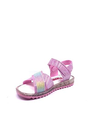Trendyshose 04672 Simli Çapraz Bantlı Kız Çocuk Sandalet Ayakkabı