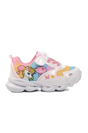 Trendyshose 1373 Kız Çocuk Işıklı Spor Ayakkabı