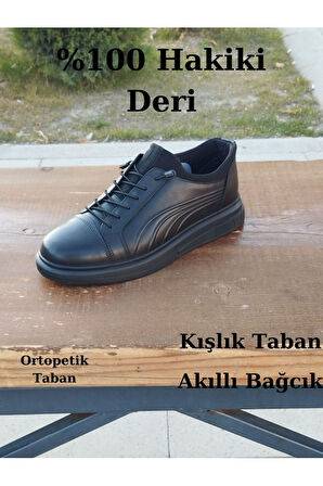 Trendyshose 8918 Termo Taban Rahat Kışlık Erkek Ayakkabı