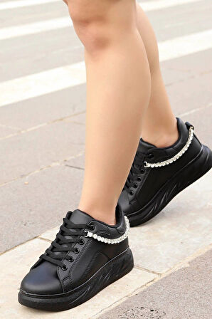 Trendyshose Leydi-0025 Taşlı Rahat Spor Ayakkabı