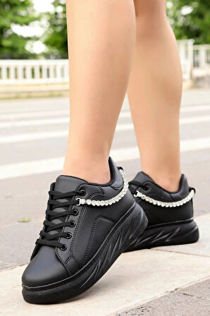 Trendyshose Leydi-0025 Taşlı Rahat Spor Ayakkabı