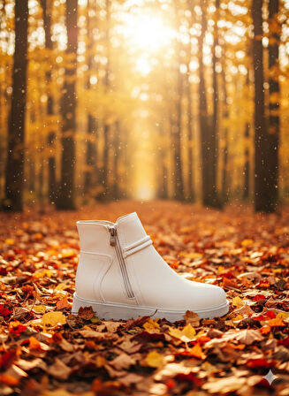 Trendyshose 6746 Kalın Taban Rahat Kaymaz Taban Bot