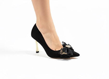 Trendyshose 385 Rahat İnce Topuk Kurdeleli Garantılı Kadın Ayakkabı