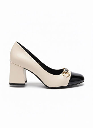 Trendyshose 59 Kalın Topuk Rahat Tokalı Kadın Ayakkabı