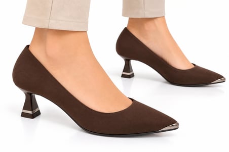 Trendyshose 500  İnce Topuk Rahat Kadın Topuklu Ayakkabı