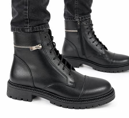Trendyshose 544 Doğal Deri Anatomic Kadın Kaymaz Taban Bot