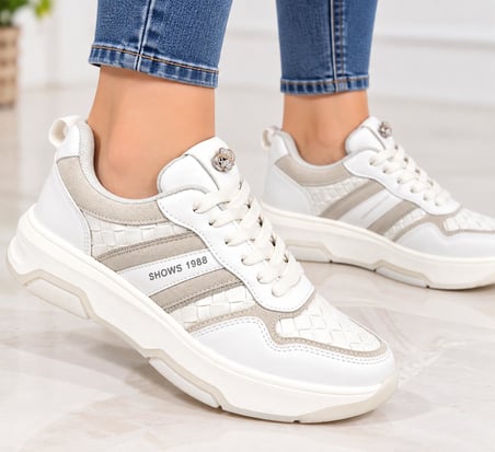 Trendyshose 877 KAdın Kalın Taban Rahat Spor Ayakkabı