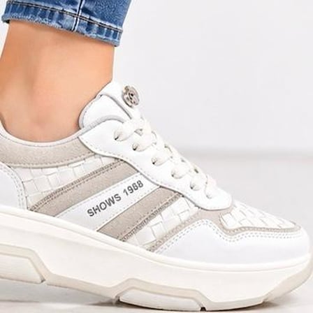 Trendyshose 877 KAdın Kalın Taban Rahat Spor Ayakkabı