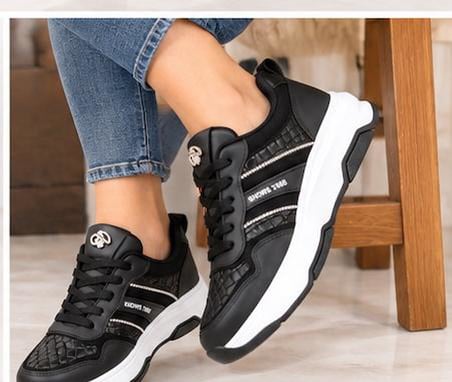 Trendyshose 877 KAdın Kalın Taban Rahat Spor Ayakkabı