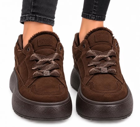 Trendyshose 3131 Unisex Rahat Kalın Taban yarım Bot