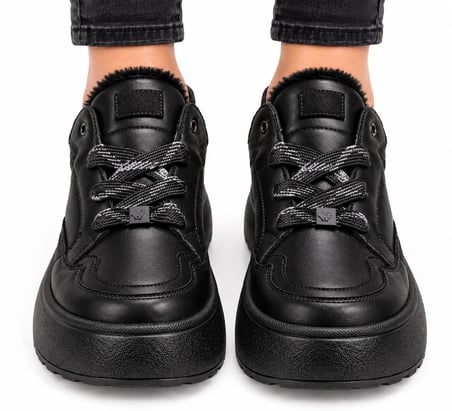 Trendyshose 3131 Unisex Rahat Kalın Taban yarım Bot