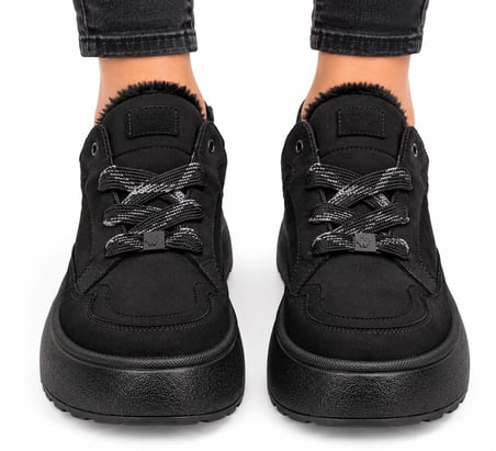 Trendyshose 3131 Unisex Rahat Kalın Taban yarım Bot