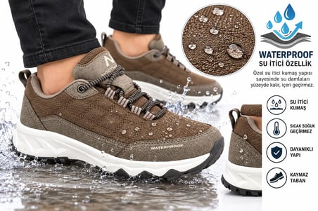 Trendyshose Lang Unisex Kaymaz Taban Waterprof Su Geçirmez Spor Bot