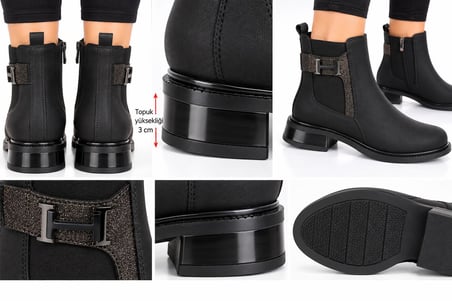 Trendyshose 72 Rahat Garantılı Duz Kadın Bot