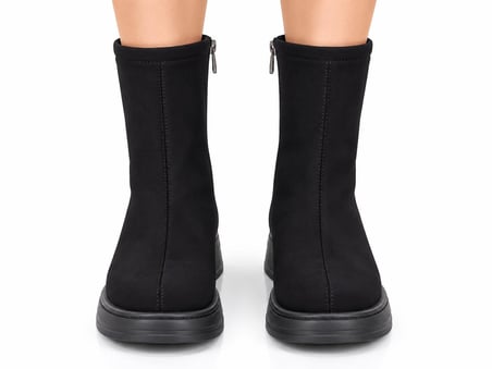 Trendyshose 07262  Kauçuk Taban Kaymaz Rahat Garantılı Kadın Bot