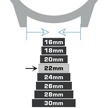 22mm Açık Kahverengi Taba Floter Hakiki Deri Saat Kordonu Kayış