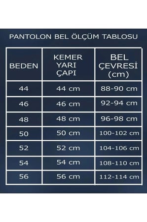 Erkek Klasik Kesim Kumaş Pantolon