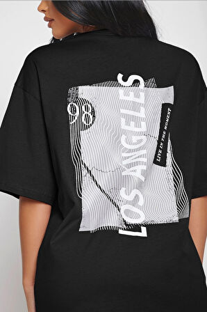 Uyguntarz Unisex Live in The Moment Tasarım Tshirt