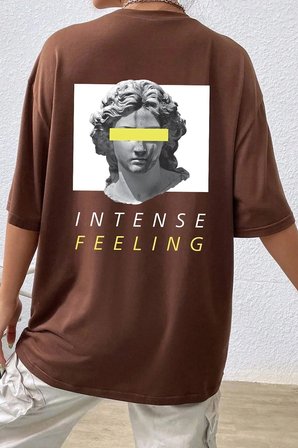 Unisex Aesthetic Baskılı T-shirt